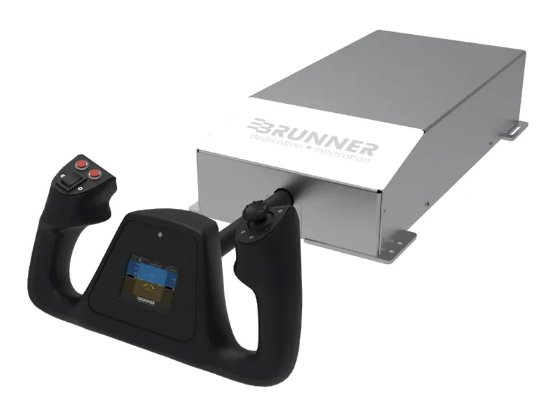 Brunner Force Feedback Yoke CLS-E MKII on a white background