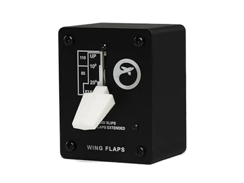 Desktop Pilot Cessna 172 Flaps Panel on a whote background