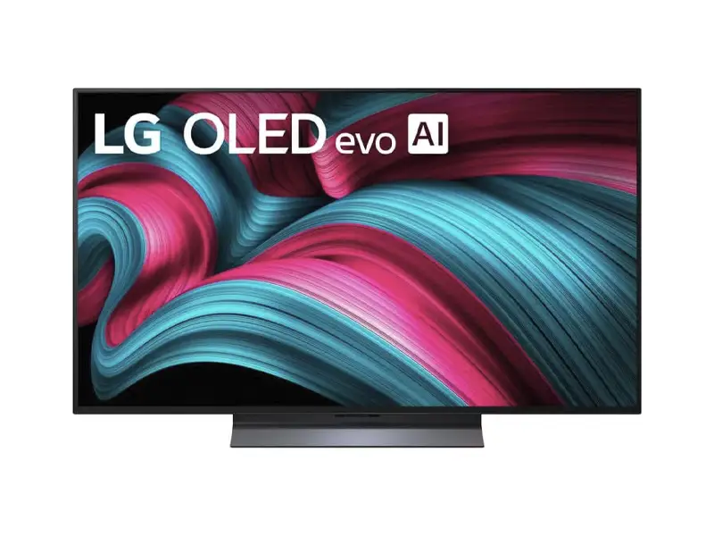LG TV on a white background