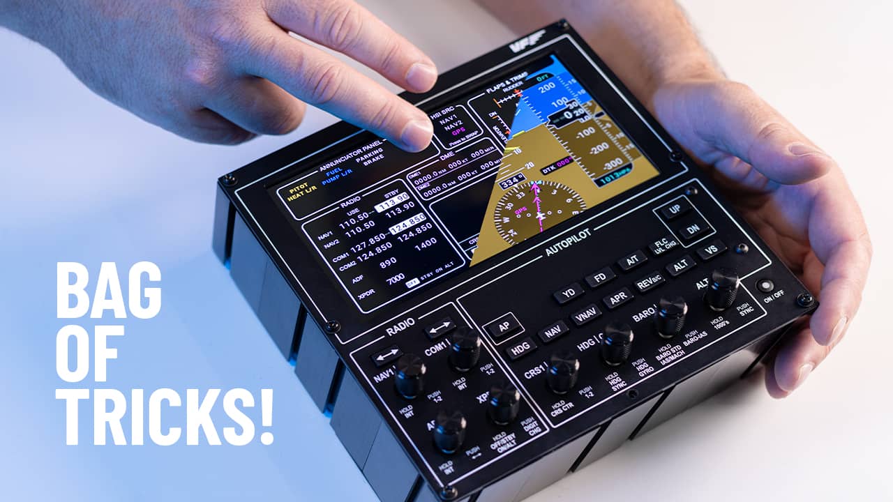 Virtual Fly Switcho Radios review, cockpit radio and autopilot panel for flight simulation