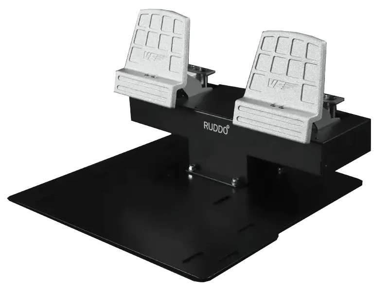 Virtual Fly Ruddo Rudder Pedals on a white background